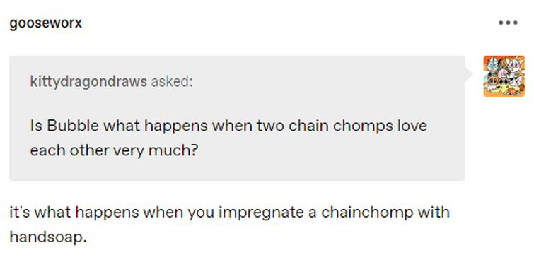 chomps you* on Tumblr