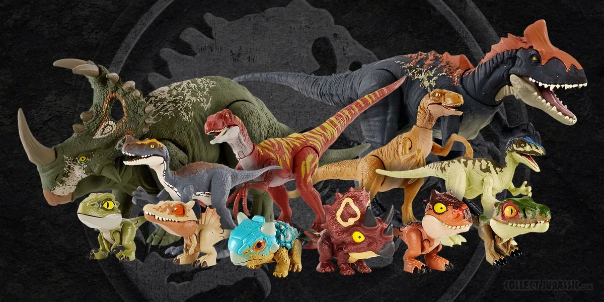 jurassic world figures mattel