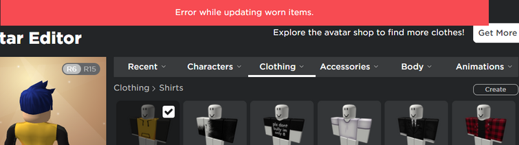 can't change avatar in roblox, how to fix roblox avatar not changing