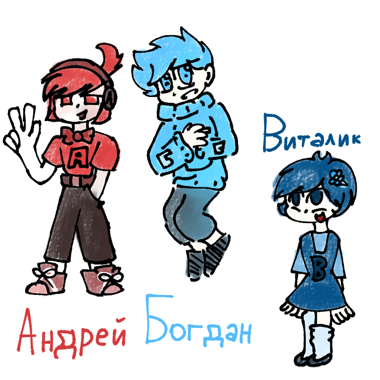 Human alphabet lore characters!(part 1)