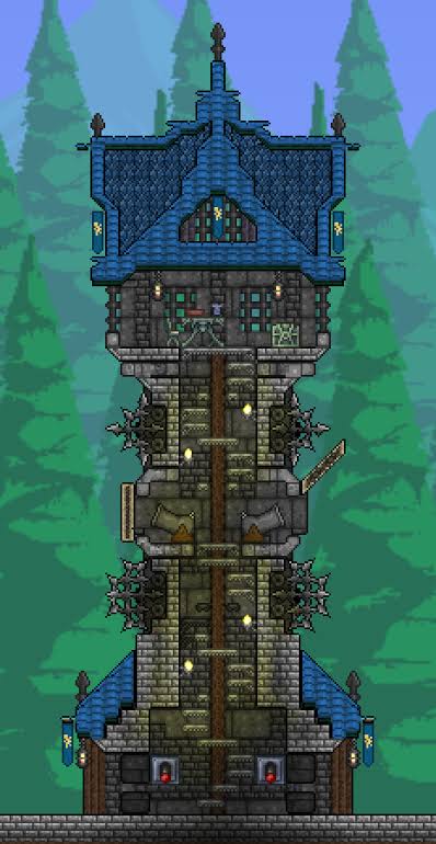 Wooden Beams Terraria : Beams or columns are background furniture items