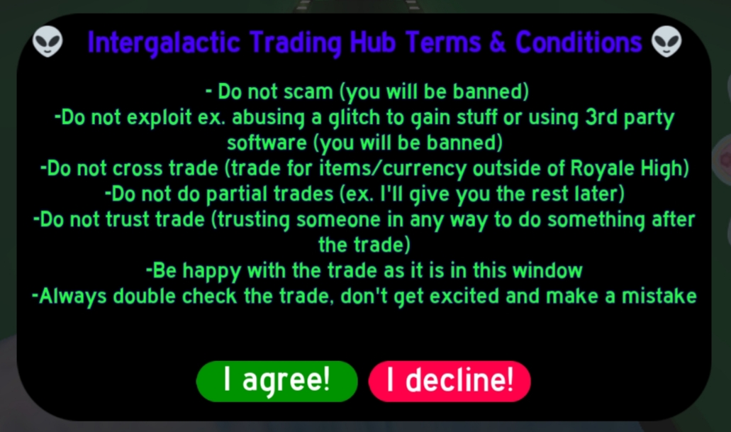 Intergalactic Trading Hub, Royale High Wiki