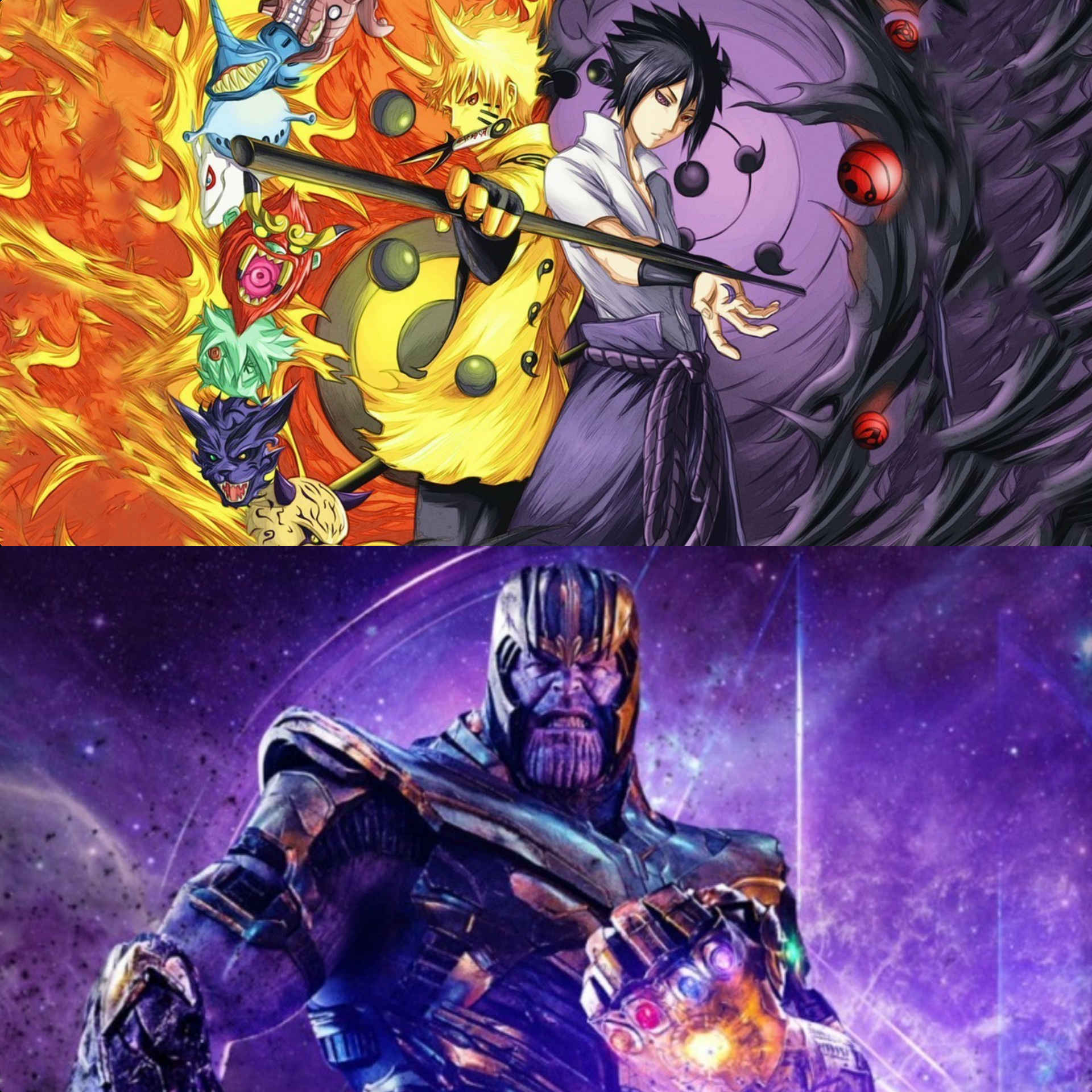 MCU Thanos vs Sasuke Uchiha - Battles - Comic Vine