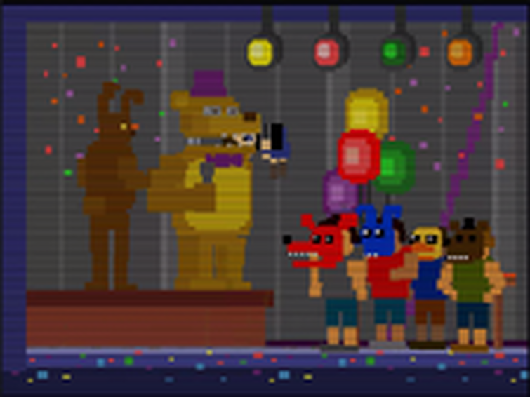 Notice how FredBear and female Spring Bonnie both have purple ties