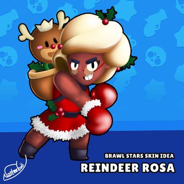 Which Rosa Skin Idea Is You Re Favorite Credit To The Awesome Makers Of These Skns Fandom - brawl stars video skin ideas
