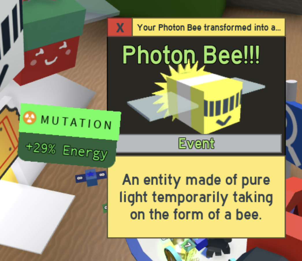 Bee Swarm Simulator Gifted Vector Bee