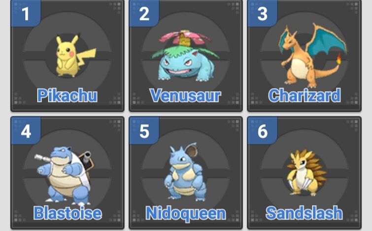Kanto Games - Pokemon Recommended Teams