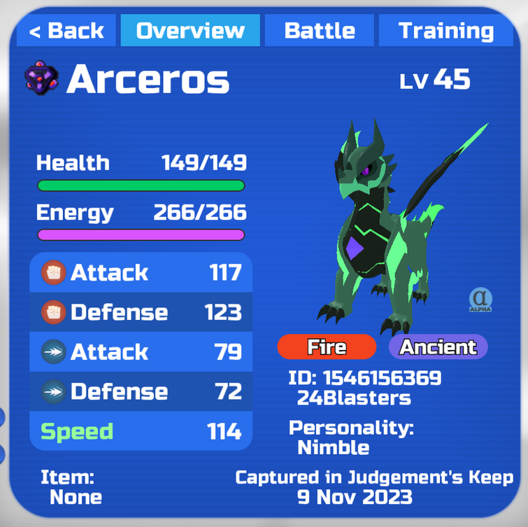 All Versions Of The NEW ARCEROS Loomian In Loomian Legacy! 