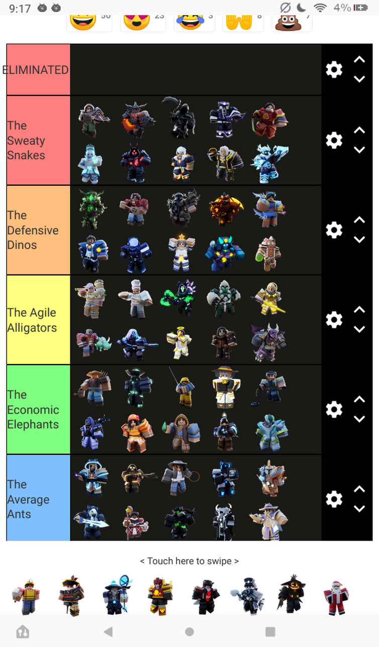 My bedwars defence block tier list