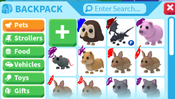 Adopt Me Inventory Bad Pets