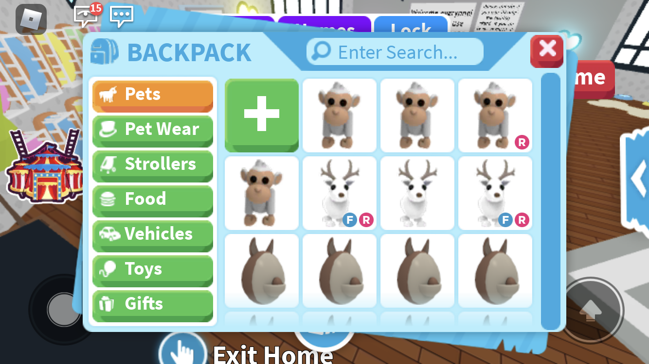 Trading My Inventory Fandom - backpack roblox adopt me inventory empty
