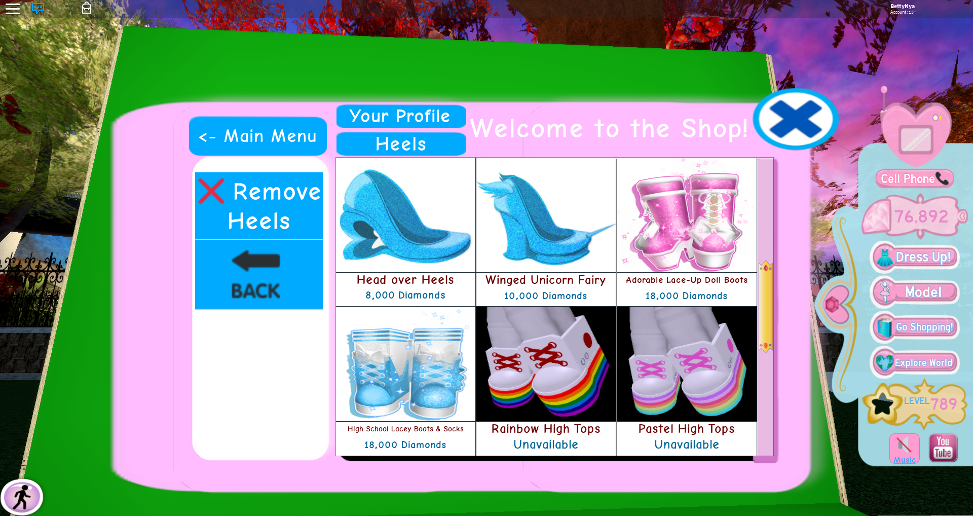 Roblox Royale High Lacey Boots And Socks