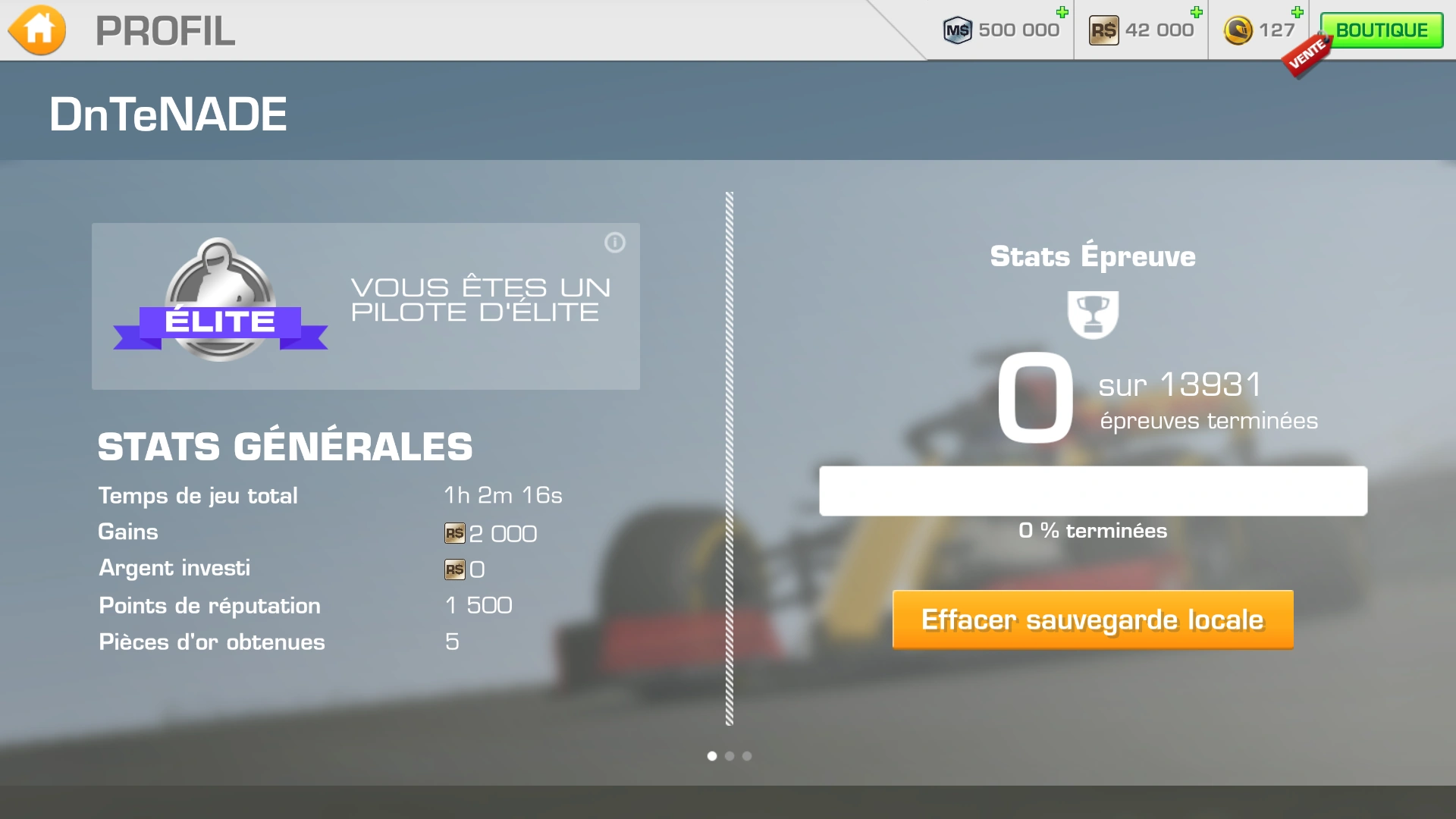 Progress lost Fandom