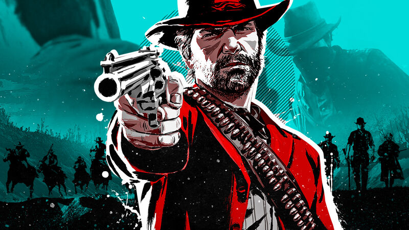 Arthur Morgan Red Dead Redemption Comic Style Art Snow 