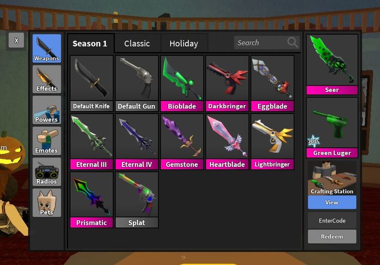 repost) Trading MM2 items!