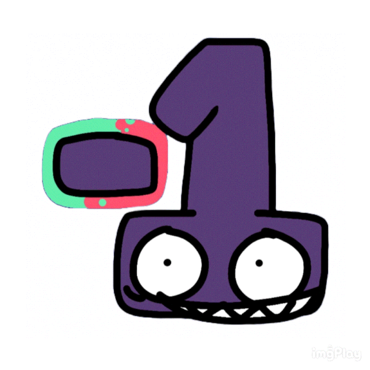 Number Lore One Sticker - Number lore One - Discover & Share GIFs
