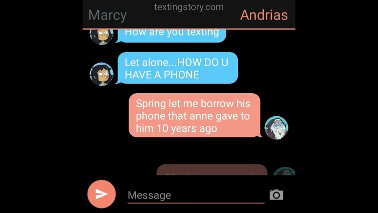 Amphibia 10 Years Later: Marcy Texts King Andrias by Kade Sutherland