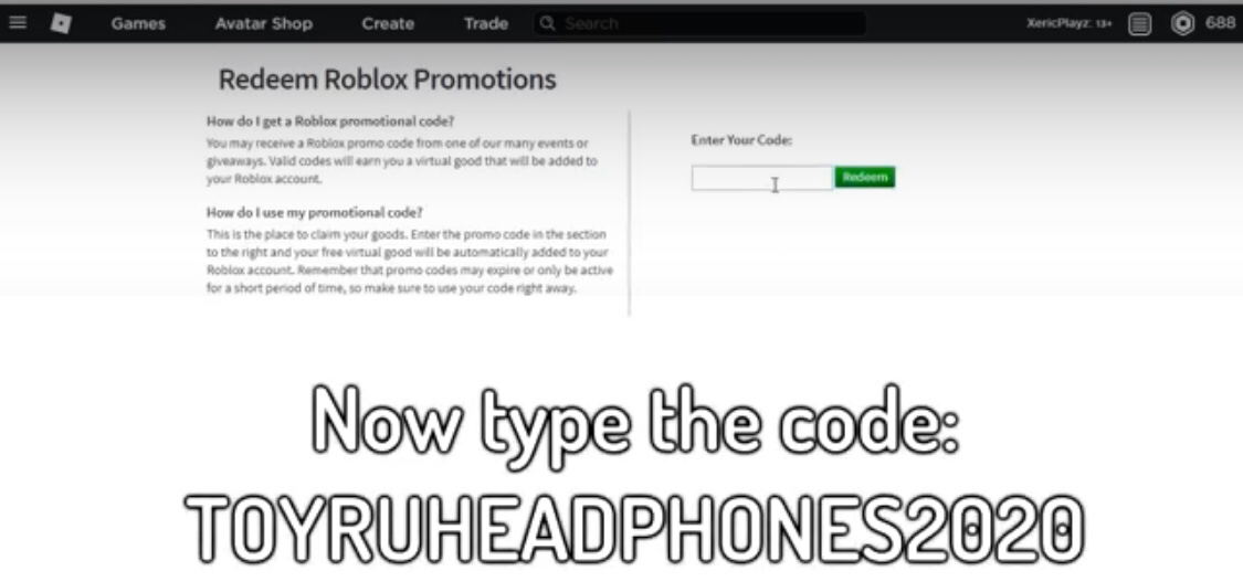 Roblox Enter Promo Codes Now