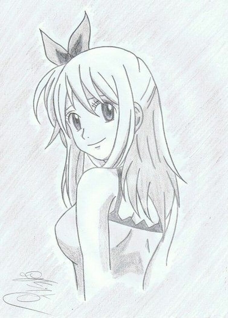fairy tail drawings lucy