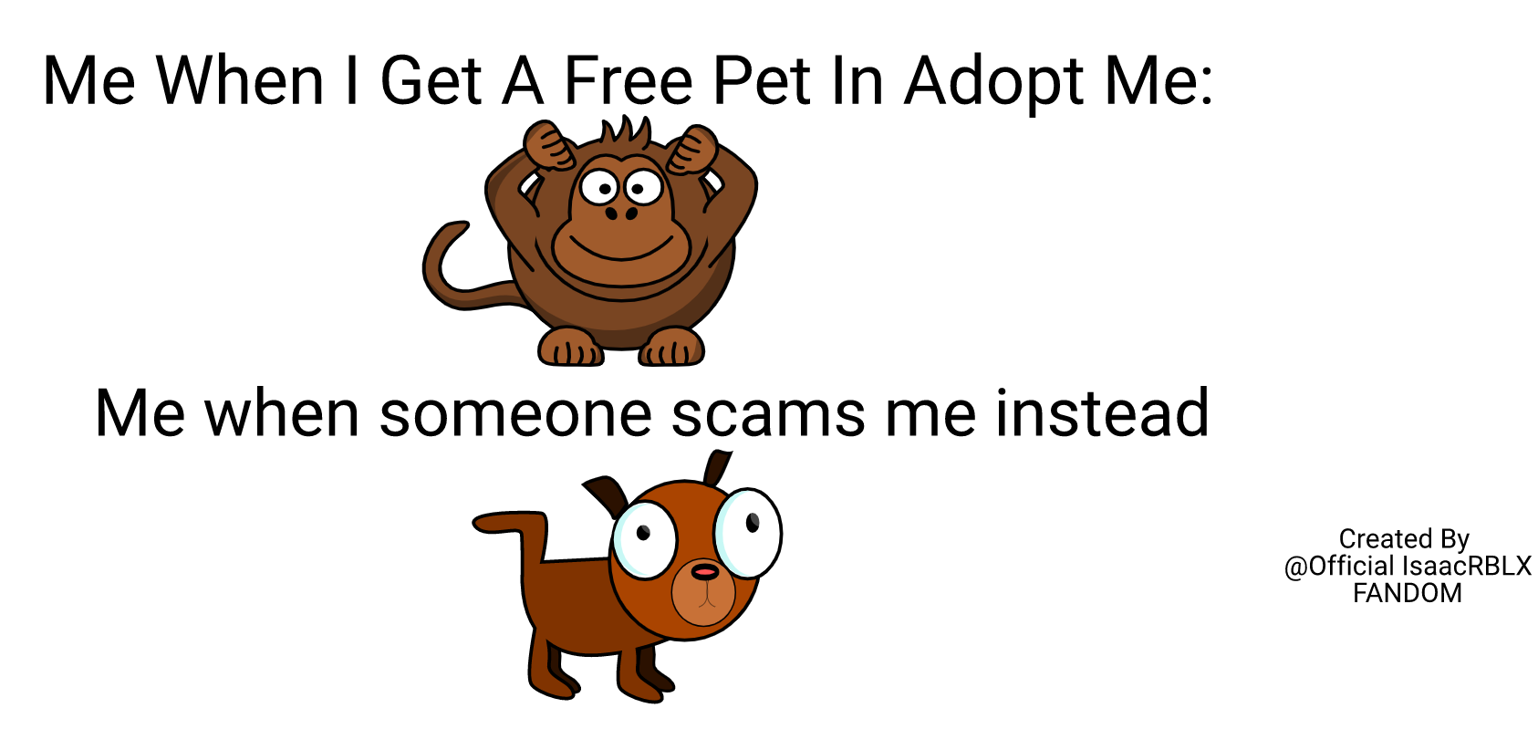 Adopt Me! on X: 😂 Meme Pets are here! 😂 🐟🦠 Feesh and