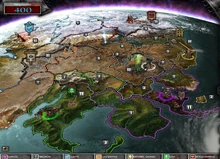 The territories of Kronus at the start of the Dark Crusade.