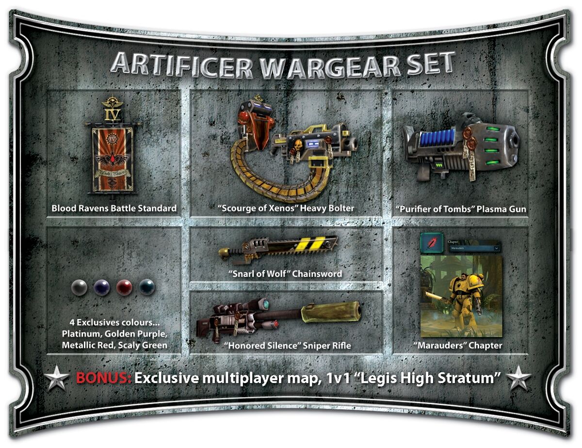Artificer Wargear Set | Dawn of War Wiki | Fandom