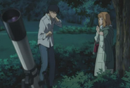 Shinoda Chiaki and Hei meet in the park.