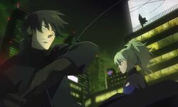 yin and hei (darker than black) drawn by rakuto_mangan