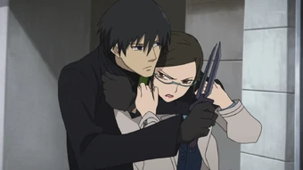 Misaki Kirihara Darker Than Black Wiki Fandom Her father is superintendent supervisor naoyasu kirihara of the national police agency. misaki kirihara darker than black