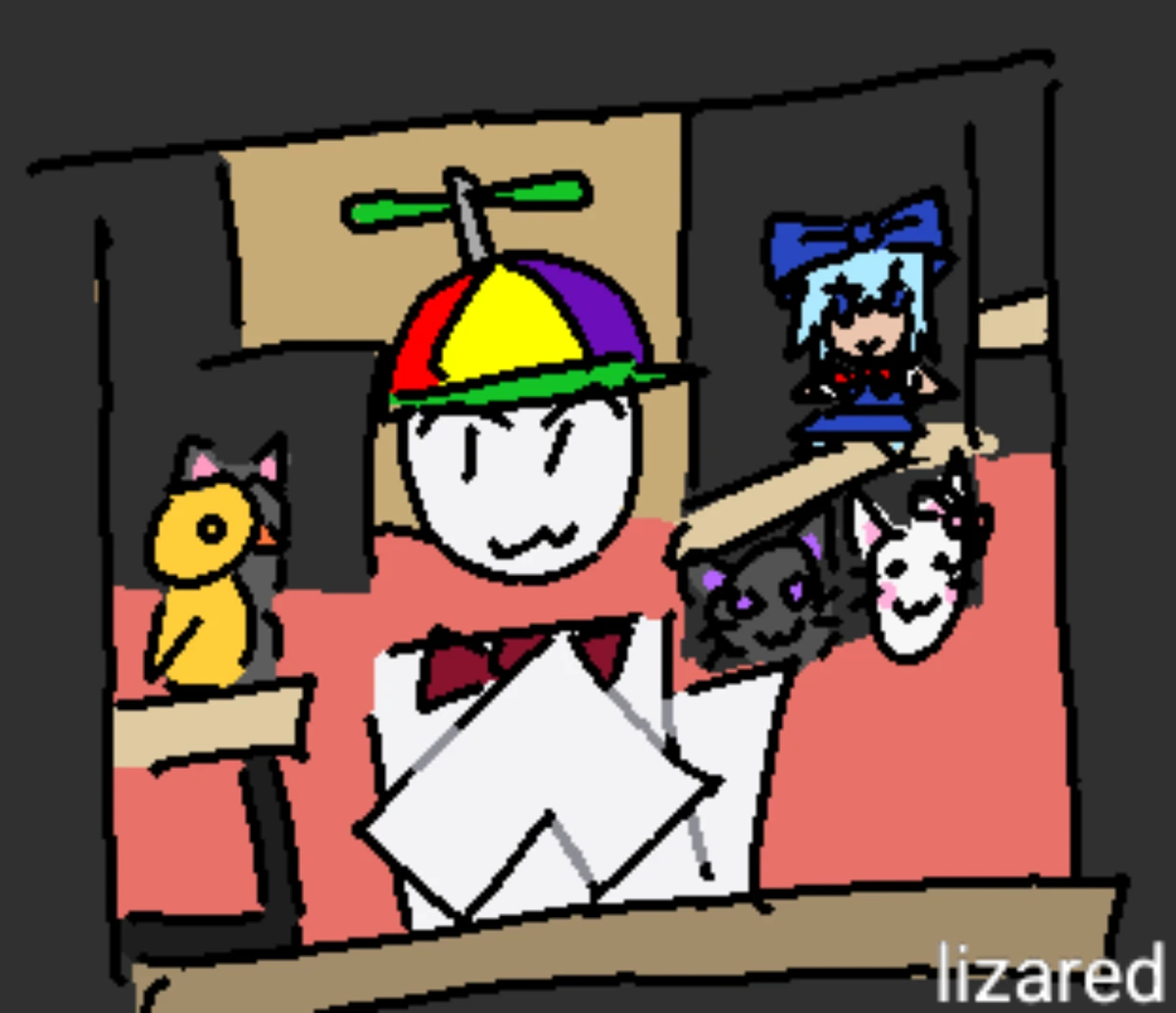 User blog:Iizareddd/mr token man art | Da Amazing Bunker Simulator Wiki ...