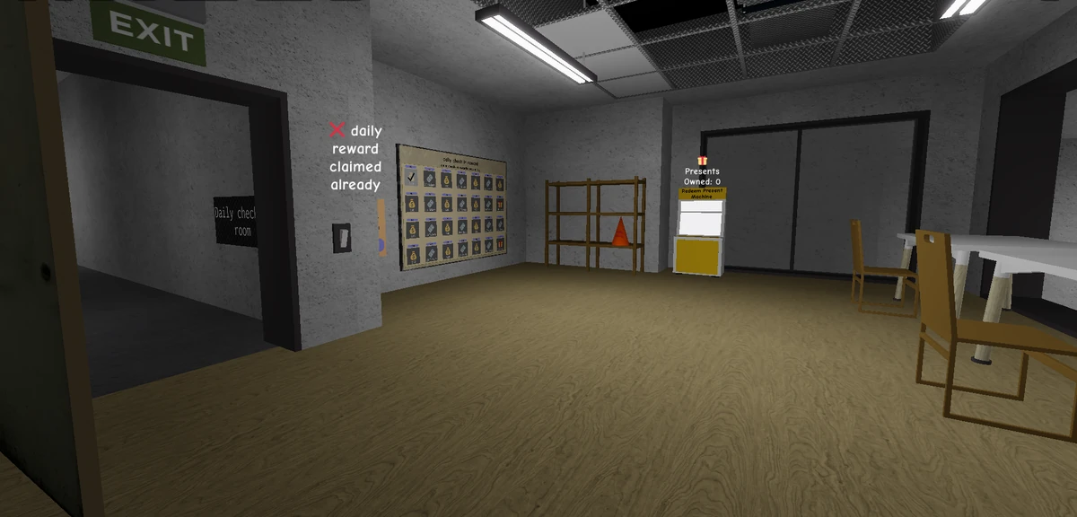 Daily checkin room Da Amazing Bunker Simulator Wiki Fandom