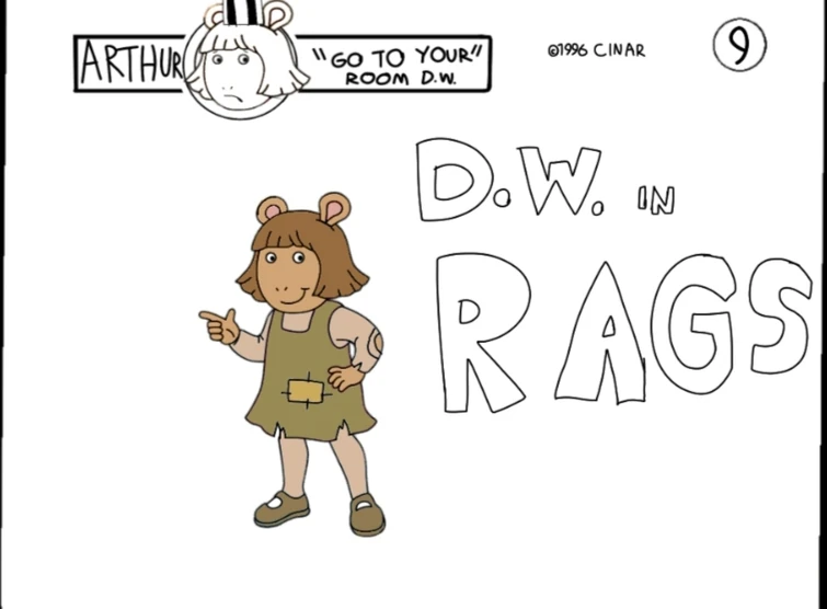 My HannaBarbera styled Arthur modelsheet for Go To Your Room D.W. Fandom