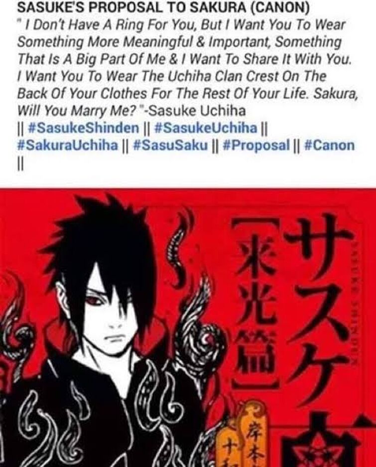 Sasuke & Sakura wedding: Why & when did Sasuke marry Sakura?