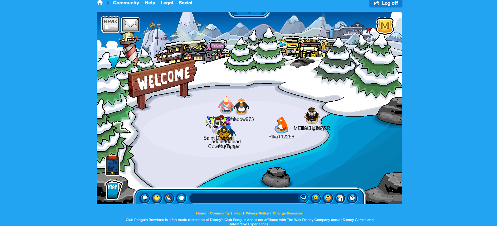 Club Penguin: Welcome Room! 