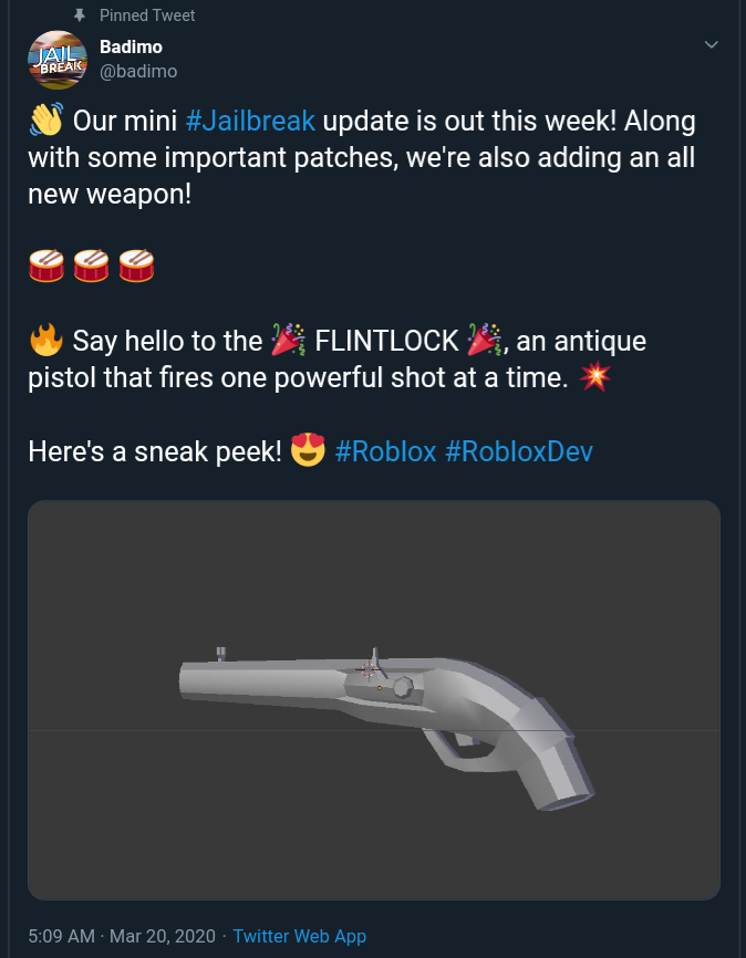 Jailbreak Update Sneak Peek Fandom - badimo what does this do roblox