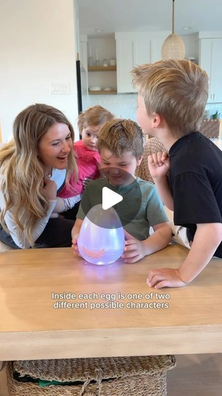 Tammy Merecka on Instagram: "I honestly don’t think my kids have ever been so excited about a toy! I still can’t believe that we were selected to be one of the first families to get a sneak peek at the newest Hatchimals Mystery Hatch /ud83e /udd5a ✨  Th...