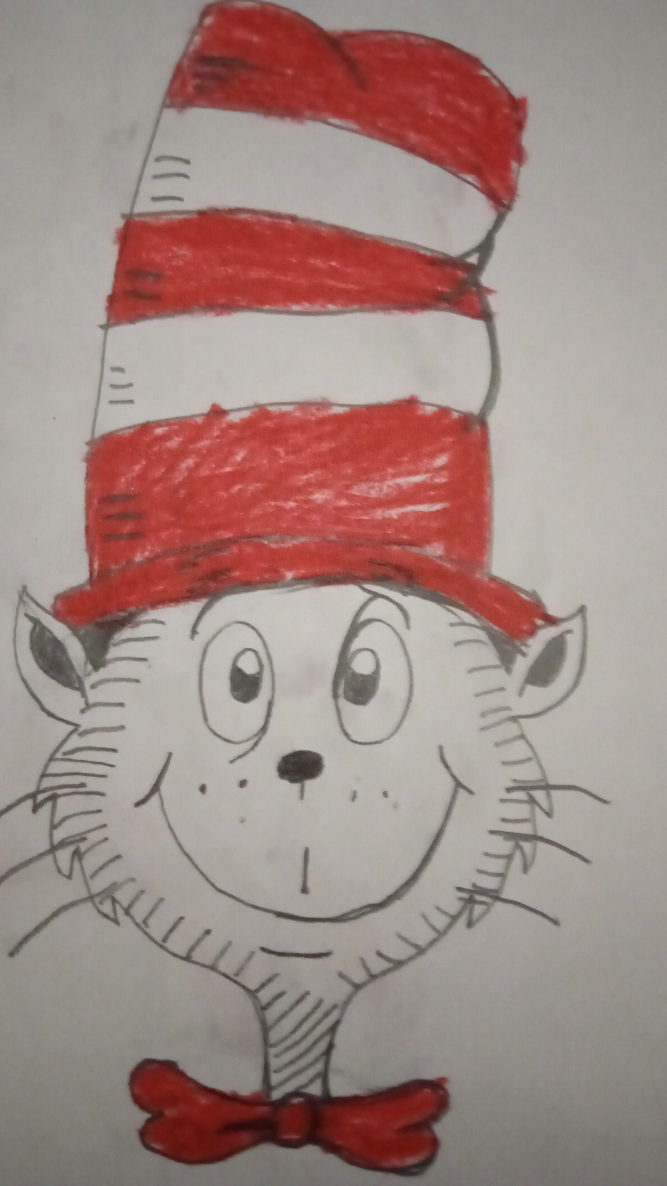 How To Draw The Cat In The Hat (Easy Cartoon Version) - Art For