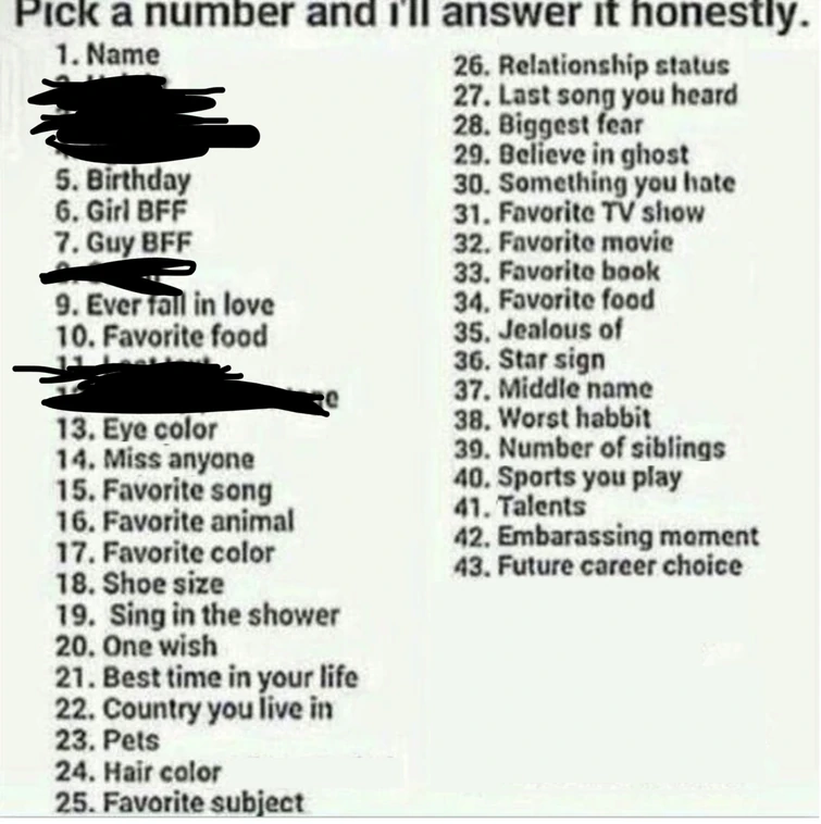 I really liked answering y’all’s questions so here it is again | Fandom