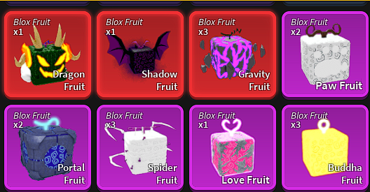 Trading Dragon, Spider And Love for buddha and dough : r/bloxfruits