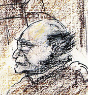 James Beck's sketch of Godfrey