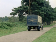 Alternate shot shown on TV after the Eastgate platoon's van breaks down.