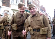Philip Gascoyne with Daniel Mays (Private Walker)