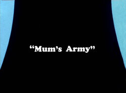 Mum's Army Title Card