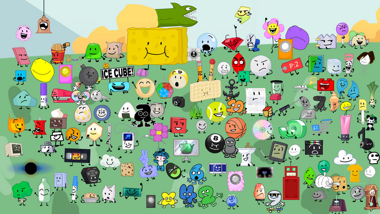 Almost Every Bfdi Bfdia Idfb Bfb And Tpot Character Comment Something Fandom 2443
