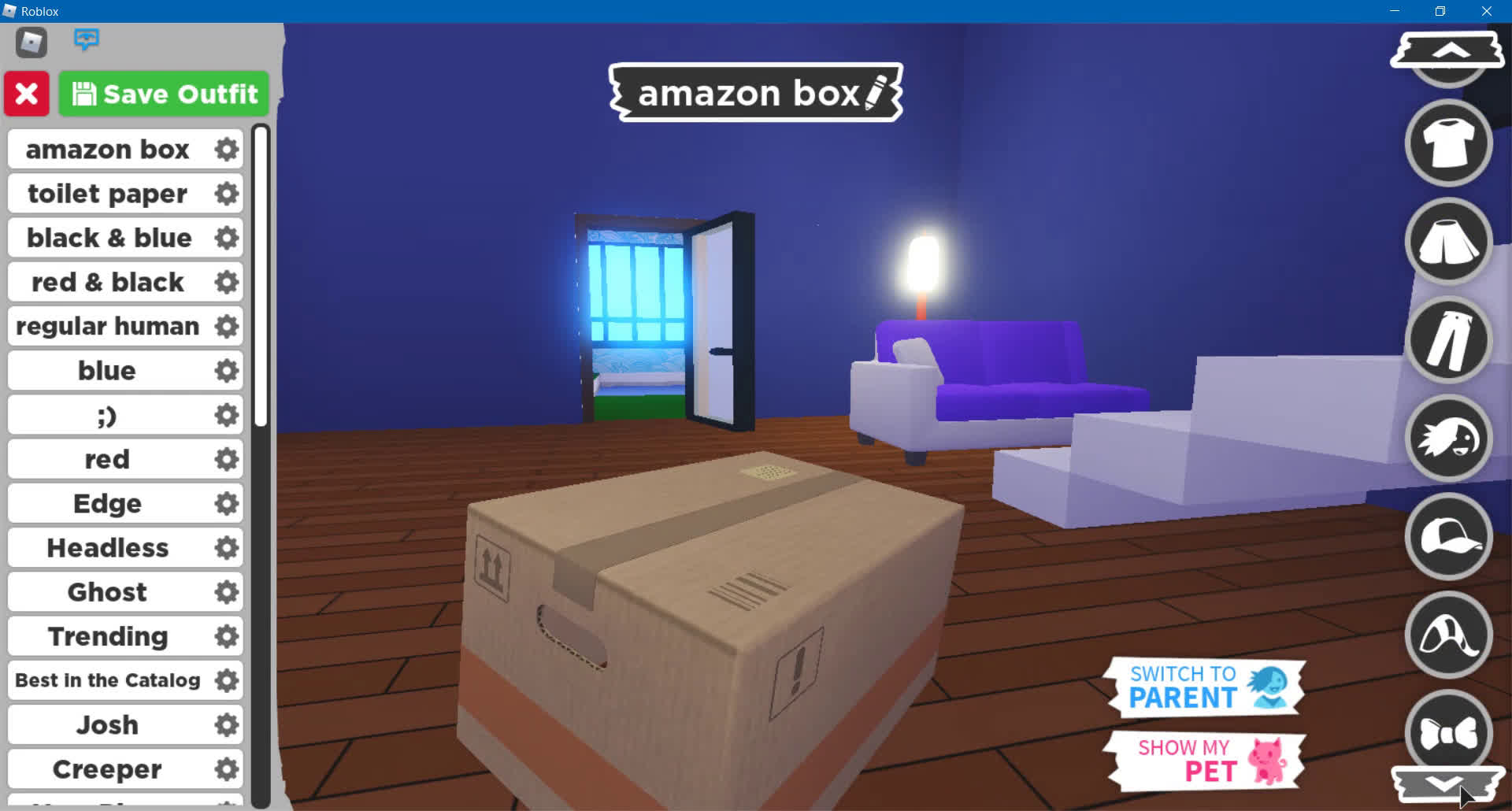 How To Become An Amazon Box Fandom - how to become headless in roblox adopt me