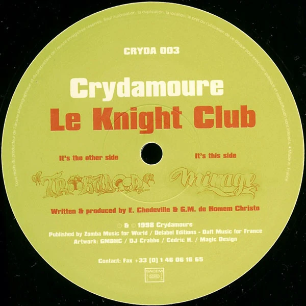 Le Knight Club ‎– Troobadoor / Mirage Troobadoor / Mirage | Daft Wiki | Fandom