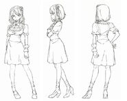 Early concept art of Hotaru