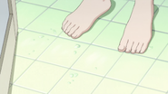 Hotaru's feet without her shoes on