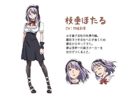 Hotaru's official art in Season 1