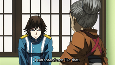 Asai speaks to Otomi